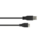 Alcasa Regular USB 3.0 to micro USB Cable Μαύρο 3m 1τμχ 2710-MB03 - Image 3