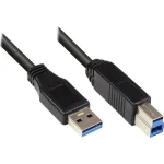 Alcasa Alcasa 2710-s002 Καλώδιο Usb Usb 3.2 Gen 1 3.1 Gen 1 0,2 M Usb A Usb B Μαύρο 2710-S002
