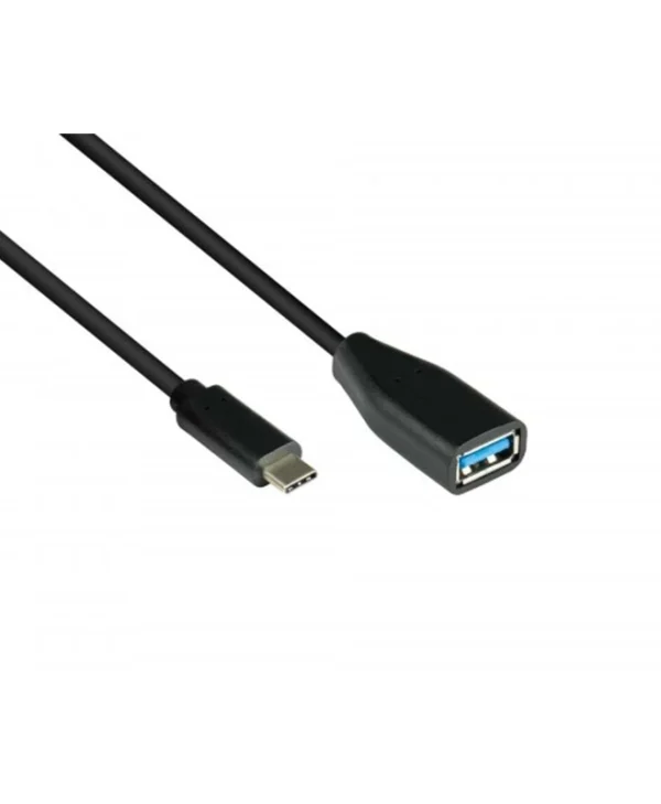 Good Connections USB 3.2 Cable USB-C male - USB-A female Μαύρο 0.1m 2811-OTG
