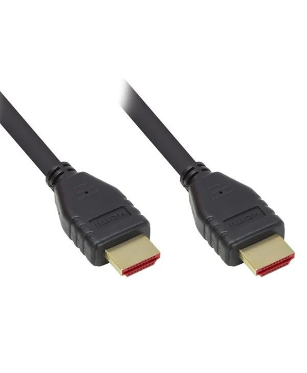 Good Connections HDMI 2.1 Ultra High Speed 48Gbps 4K 120Hz HDR VRR Cable HDMI male - HDMI male 1m Μαύρο 4521-010