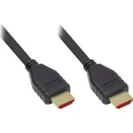 Alcasa HDMI 2.1 Ultra High Speed 48Gbps 4K 120Hz HDR VRR Cable HDMI male - HDMI male 3m Μαύρο 4521-030