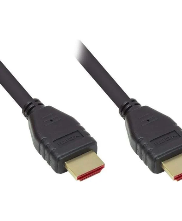 Alcasa HDMI 2.1 Ultra High Speed 48Gbps 4K 120Hz HDR VRR Cable HDMI male - HDMI male 3m Μαύρο 4521-030