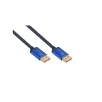 Alcasa Cable DisplayPort male - DisplayPort male 5m Μπλε 4814-SF050B