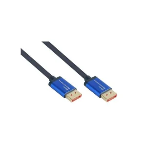 Alcasa Cable DisplayPort male - DisplayPort male 5m Μπλε 4814-SF050B