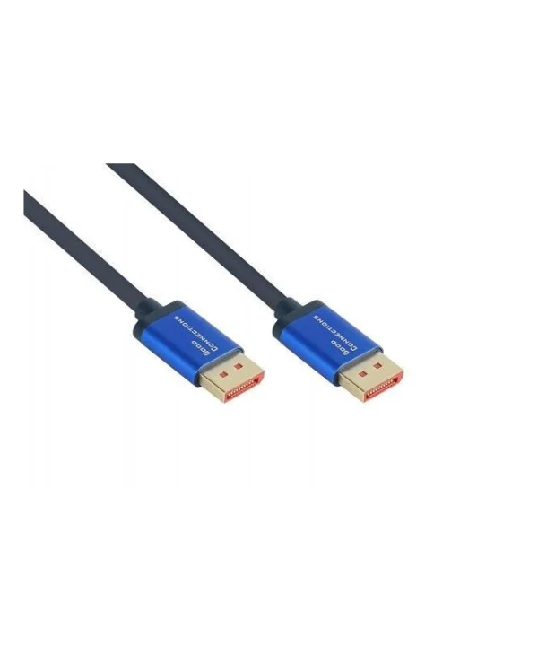 Alcasa Cable DisplayPort male - DisplayPort male 5m Μπλε 4814-SF050B