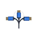Alcasa Cable DisplayPort male - DisplayPort male 5m Μπλε 4814-SF050B - Image 4
