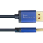 Alcasa Cable DisplayPort male - DisplayPort male 2m Μπλε 4814-SF020B - Image 3