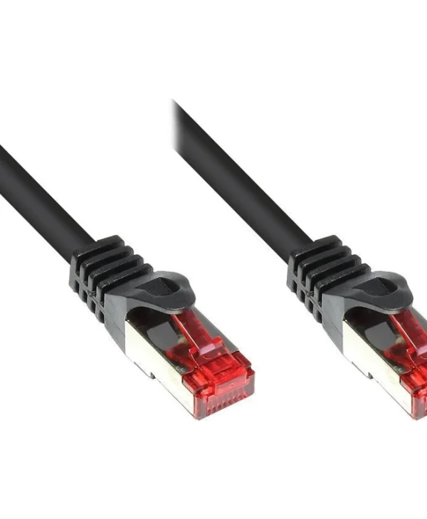Good Connections S/FTP Cat.6 (Gigabit) Καλώδιο Δικτύου Ethernet 1m Μαύρο 8060-010S