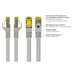 Good Connections S/FTP Cat.7 (10Gbps) Καλώδιο Δικτύου Ethernet 1m Γκρι 8070R-010 - Image 3