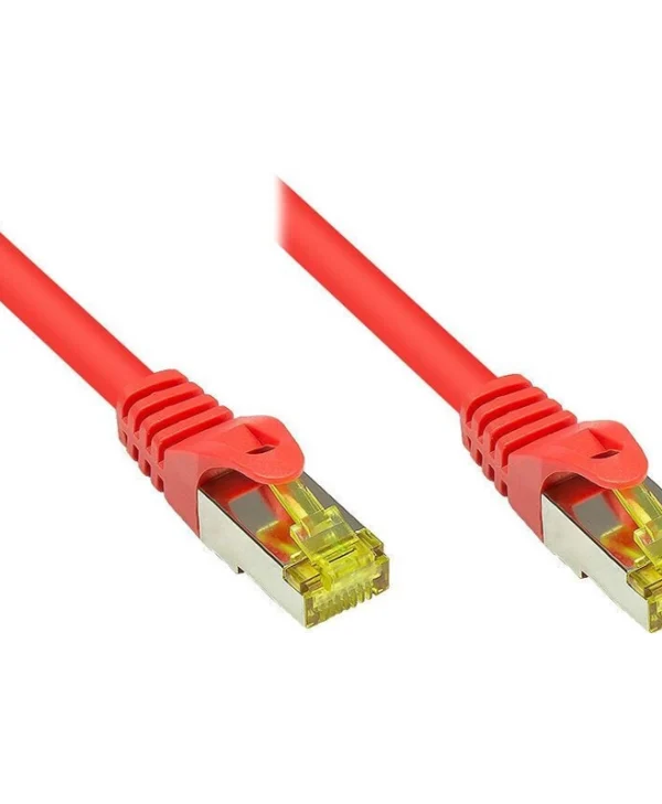 Good Connections S/FTP Cat.7 (10Gbps) Καλώδιο Δικτύου Ethernet 1m Κόκκινο 8070R-010R