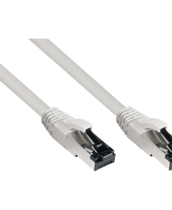 Alcasa SF/UTP Cat.8.1 Καλώδιο Δικτύου Ethernet 1.5m Γκρι 8080L-015
