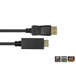 Good Connections Cable DisplayPort male - HDMI male 2m Μαύρο DP14-HDMI - Image 2