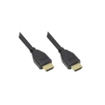 Good Connections HDMI 2.0 Premium High Speed 4K 60Hz HDR Cable HDMI male - HDMI male 3m Μαύρο GC-M0139 - Image 2