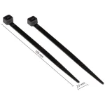Good Connections Δεματικά Καλωδίων Πλαστικά 100mmx2.5mm σε Μαύρο χρώμα (100τμχ) KAB-10S25