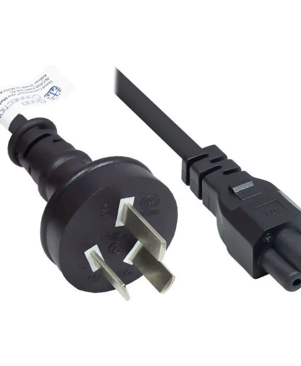 Alcasa IEC C5 - IEC C5 Cable 1.8m Μαύρο P8005-S018