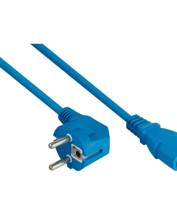 Alcasa IEC C13 - IEC C13 Cable 3m Μπλε SK0130-B030