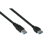 Καλώδιο Usb Alcasa Kabelmeister Usb3.0 Επέκταση A St.-a Bu Ul Μαύρο 5m UK30P-ASA-050S
