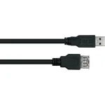 Καλώδιο Usb Alcasa Kabelmeister Usb3.0 Επέκταση A St.-a Bu Ul Μαύρο 5m UK30P-ASA-050S - Image 2