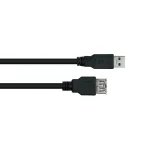 Καλώδιο Usb Alcasa Kabelmeister Usb3.0 Επέκταση A St.-a Bu Ul Μαύρο 5m UK30P-ASA-050S - Image 3