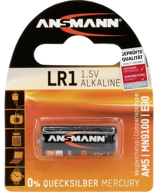 Ansmann Αλκαλική Μπαταρία N 1.5V 1τμχ 5015453