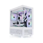 Thermaltake View 170 TG Gaming Micro Tower Κουτί Υπολογιστή με Πλαϊνό Παράθυρο και RGB Φωτισμό Λευκό CA-1Z4-00M6WN-00