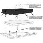 Allnet Tablet Touch Display 14 Inches Zbh Black Narrow Mounting Frame Cover ALLTCover14NBv1 - Image 4