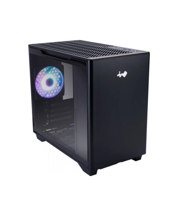 InWin A3 Gaming Mini Tower Κουτί Υπολογιστή με Πλαϊνό Παράθυρο Μαύρο GEIW-159