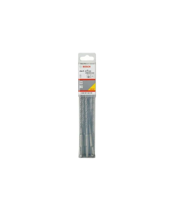 Bosch SDS plus-7X Σετ 5 Τρυπάνια με SDS Plus Στέλεχος για Δομικά Υλικά 2608900197
