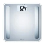 Beurer Ψηφιακή Ζυγαριά 180kg με Λιπομετρητή Ασημί 10054