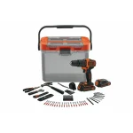 Black & Decker Κρουστικό Δραπανοκατσάβιδο Μπαταρίας 18V 2x1.5Ah BCKSB04-QW