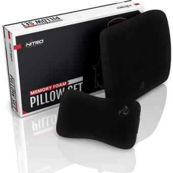 Nitro Concepts Ergonomic Memory Foam Pillow Set NC-PST-MF-001