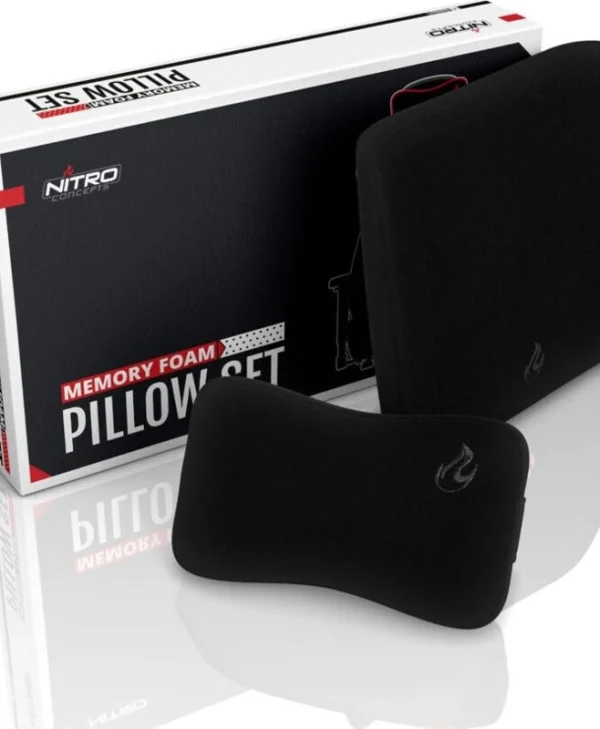 Nitro Concepts Ergonomic Memory Foam Pillow Set NC-PST-MF-001