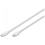 Digitus USB 2.0 Cable USB-C male - USB-C 60W PD Λευκό 1m AK-300341-010-W
