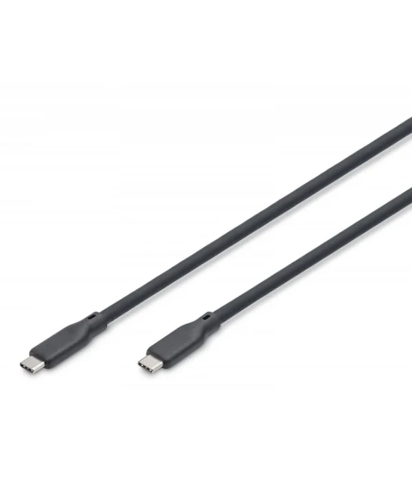Digitus USB 2.0 Cable USB-C male - USB-C 100W PD Μαύρο 1m Ak-300342-020-S AK-300342-020-S