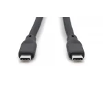 Digitus USB 2.0 Cable USB-C male - USB-C 100W PD Μαύρο 1m Ak-300342-020-S AK-300342-020-S - Image 2