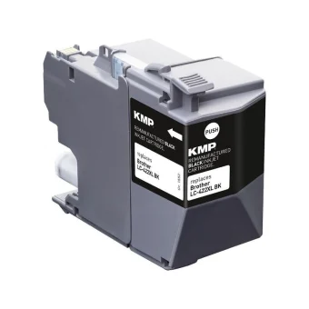KMP Πακέτο Συμβατών Μελανιών Εκτυπωτή InkJet Brother LC422XLBK 450 Σελίδων 66ml Μαύρο 1τμχ 1552,4001