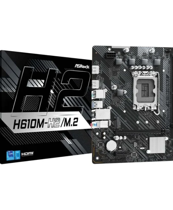 ASRock H610M-H2/M.2 Motherboard Micro ATX με Intel 1700 Socket 90-MXBP70-A0UAYZ