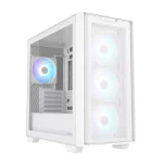 Asus A21 PLUS TG Gaming Midi Tower Κουτί Υπολογιστή με Πλαϊνό Παράθυρο και RGB Φωτισμό Λευκό 90DC00H3-B19010 - Image 2