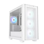 Asus A21 PLUS TG Gaming Midi Tower Κουτί Υπολογιστή με Πλαϊνό Παράθυρο και RGB Φωτισμό Λευκό 90DC00H3-B19010 - Image 4