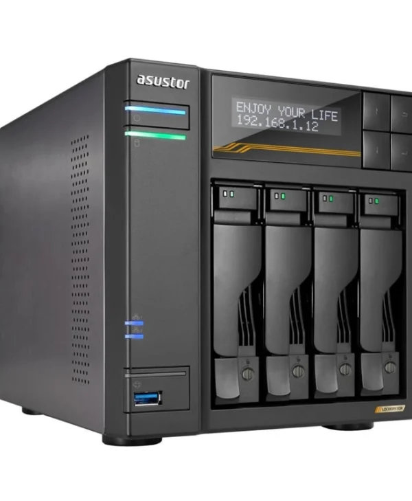 Asus AS6804TAS6804T NAS Tower με 4 θέσεις για M.2/SSD και 4 θύρες Ethernet 90-AS6804T00-MF30