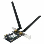 Asus PCE-BE6500 Ασύρματη Κάρτα Δικτύου Wi‑Fi 7 (6452Mbps) PCI-e 90IG09G0-MO0B00 - Image 3