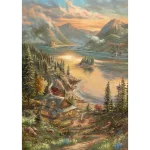 Puzzle 2D Splendour on the lakeshore 500pcs 59710 - Image 2