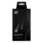 Green Cell Braided USB to Lightning Cable Μαύρο 0.3m (KABGC24) - Image 4