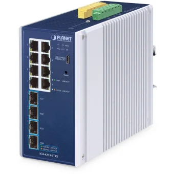 Planet Technology IGS-4215-8T4X Managed L2 Switch με 8 Θύρες Gigabit (1Gbps) Ethernet