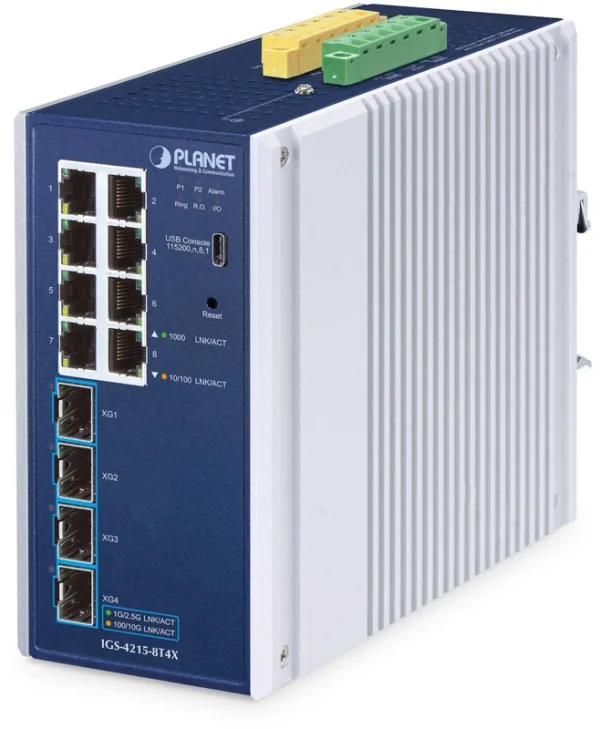 Planet Technology IGS-4215-8T4X Managed L2 Switch με 8 Θύρες Gigabit (1Gbps) Ethernet