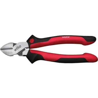 Wiha Industrial Side Cutters Black Red Cutting Pliers Dynamicjoint 43461