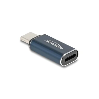 DeLock Μετατροπέας USB-C / Lightning male σε USB-C / Lightning female Γκρι 1τμχ 60688
