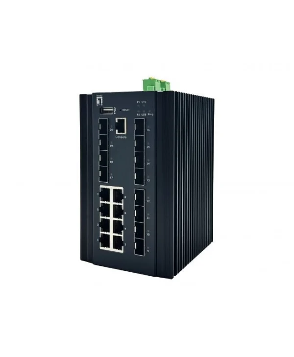 Level One IGX-2072 Managed L2 Switch με 8 Θύρες Gigabit (1Gbps) Ethernet και 12 SFP Θύρες