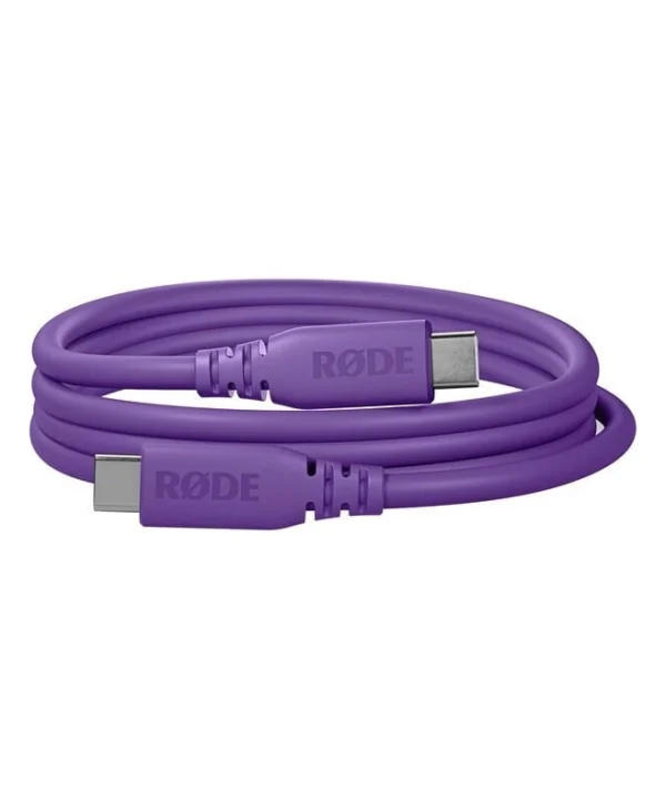 Rode USB 3.2 Cable USB-C male - USB-C 60W PD Μωβ 2m SC27-PU