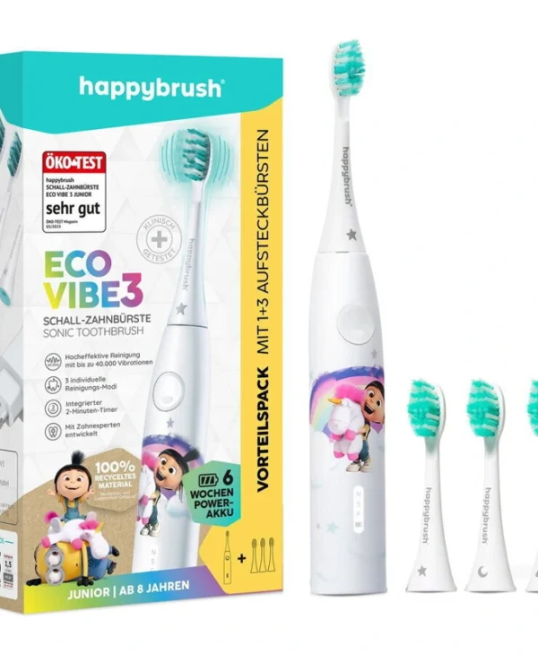 Happy Brush Eco Vibe Ηλεκτρική Οδοντόβουρτσα Λευκή CABEAN